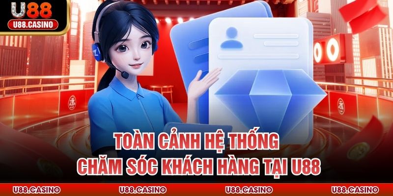Toàn cảnh hệ thống chăm sóc khách hàng tại U88